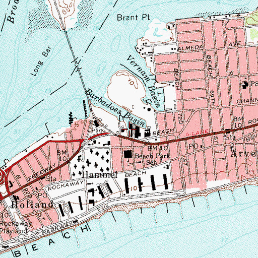Topographic Map of Incinerator Number 5, NY