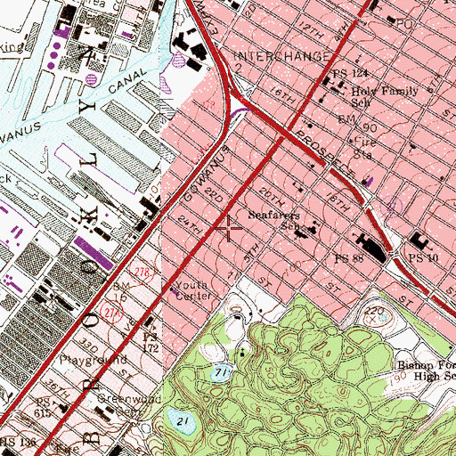 Topographic Map of Reohoboth Christian Church, NY