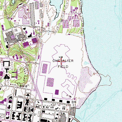 Topographic Map of Chevalier Field (historical), FL