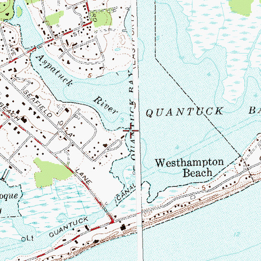 Topographic Map of Exchange Point, NY