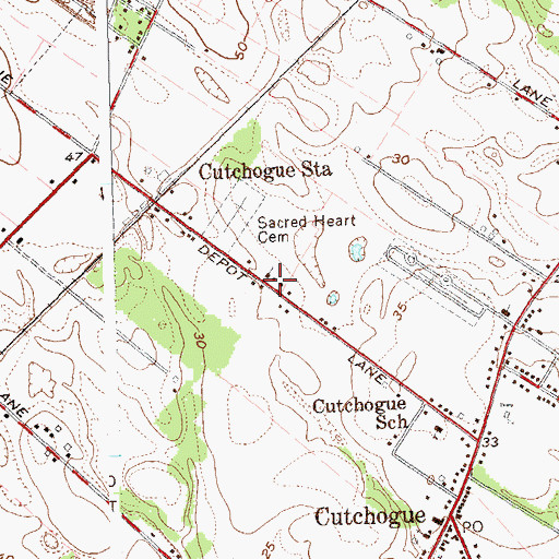 Topographic Map of Our Lady of Ostrabama Roman Catholic Church, NY