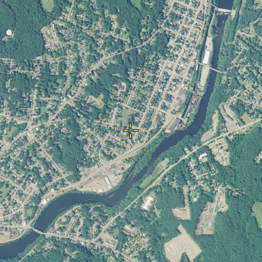 Aerial/Satellite Image of Saint Marys School, CT