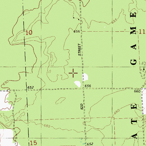 Topographic Map of Utter Drain, MI