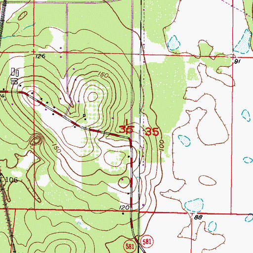 Topographic Map of Kingdom Hall of Jehovah's Witnesses, FL