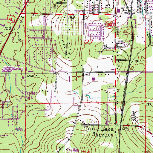 Topographic Map of Grace World Outreach Church, FL