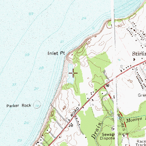 Topographic Map of Inlet Pond, NY