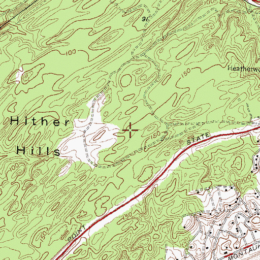 Topographic Map of Lee Koppelman Nature Preserve, NY