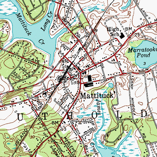 Topographic Map of Old Bethany Cemetery, NY