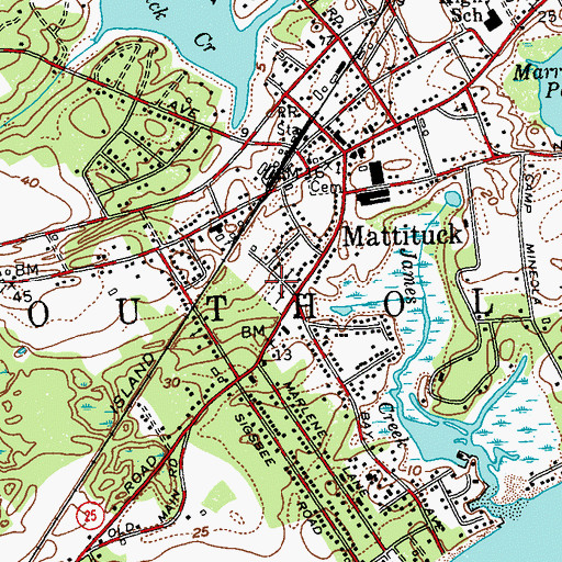 Topographic Map of New Bethany Cemetery, NY