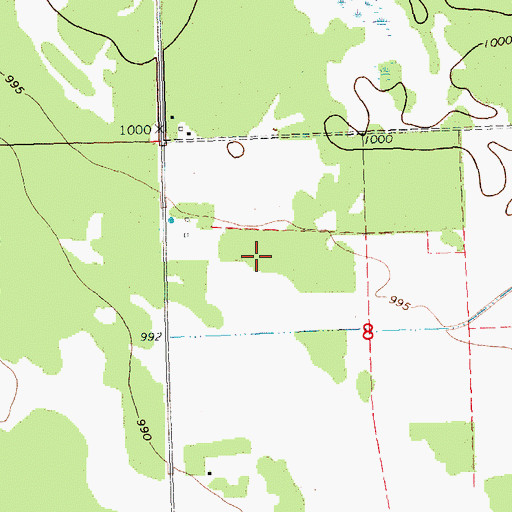 Topographic Map of Hemmington Post Office (historical), MN