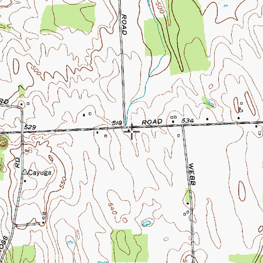 Topographic Map of School Number 8 (historical), NY