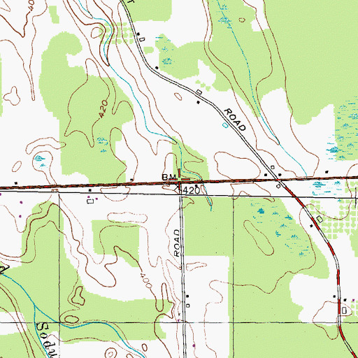 Topographic Map of School Number 15 (historical), NY