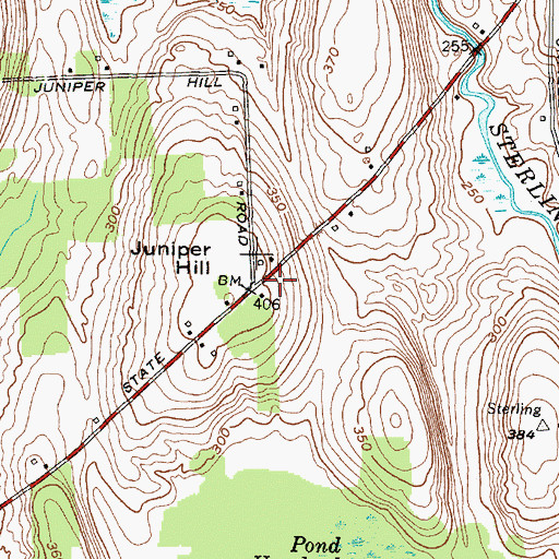 Topographic Map of School Number 18 (historical), NY