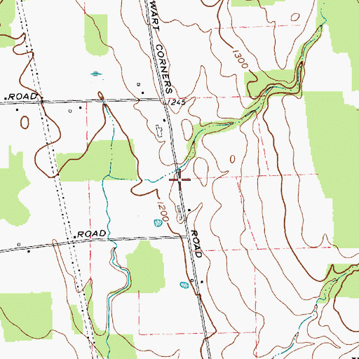 Topographic Map of School Number 1 (historical), NY