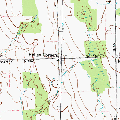 Topographic Map of School Number 12 (historical), NY