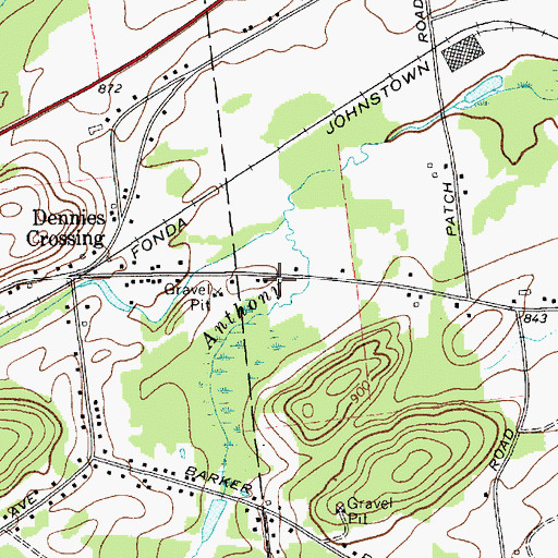 Topographic Map of School Number 15 (historical), NY