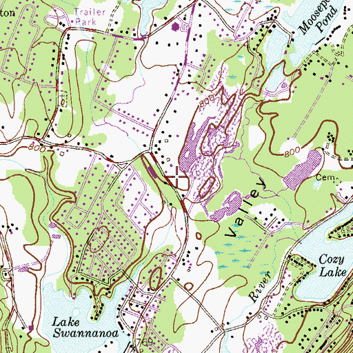Topographic Map of Grace Evangelical Free Church, NJ