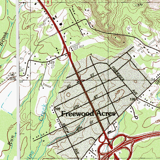 Topographic Map of Church of Nativity, NJ