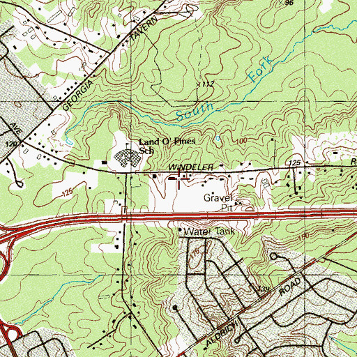 Topographic Map of Congregation Ahavat Achim, NJ