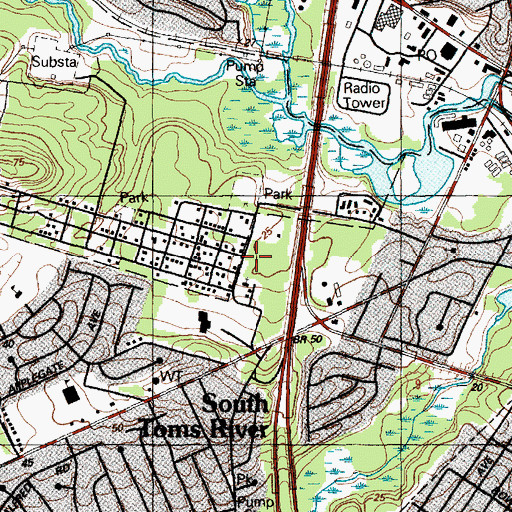 Topographic Map of Christian Temple of Christ, NJ