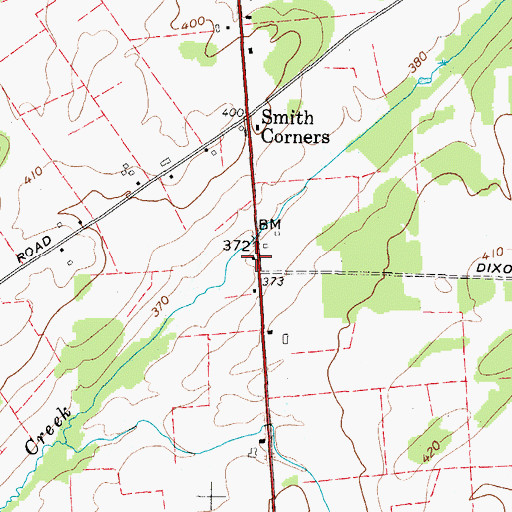 Topographic Map of School Number 7 (historical), NY