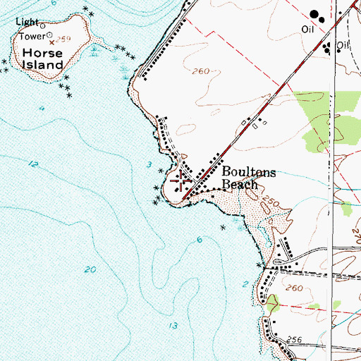 Topographic Map of Madison Barracks Pumping Station, NY