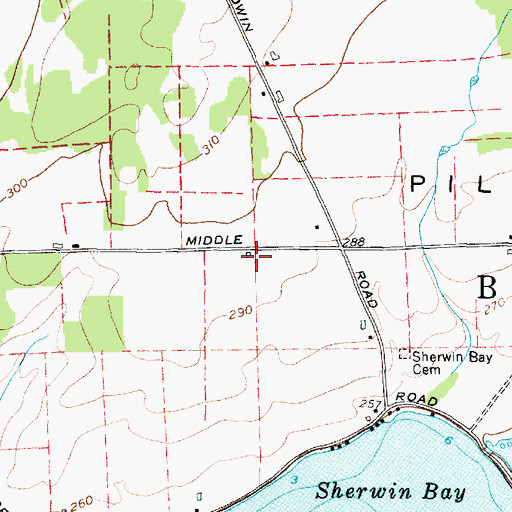 Topographic Map of School Number 12 (historical), NY
