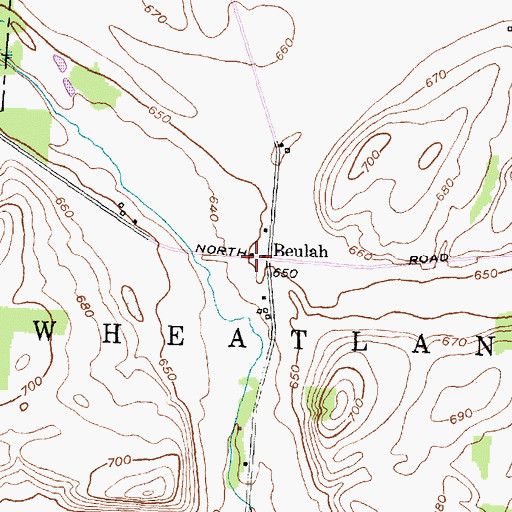 Topographic Map of School Number 9 (historical), NY