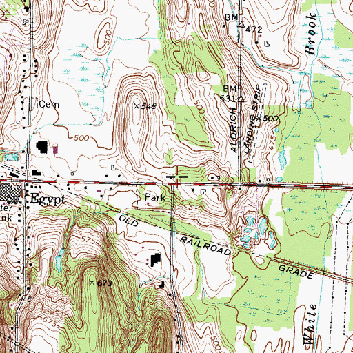 Topographic Map of School Number 4 (historical), NY