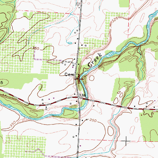 Topographic Map of School Number 13 (historical), NY