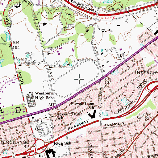 Topographic Map of Hitchcock Race Track, NY