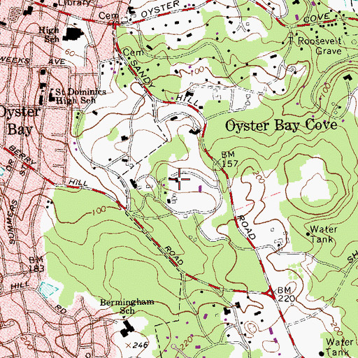 Topographic Map of Schiff Estate, NY