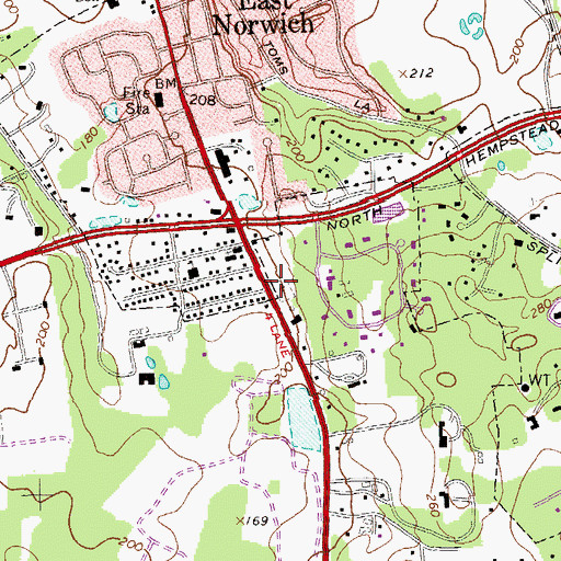 Topographic Map of Wesley United Methodist Church Cemetery, NY