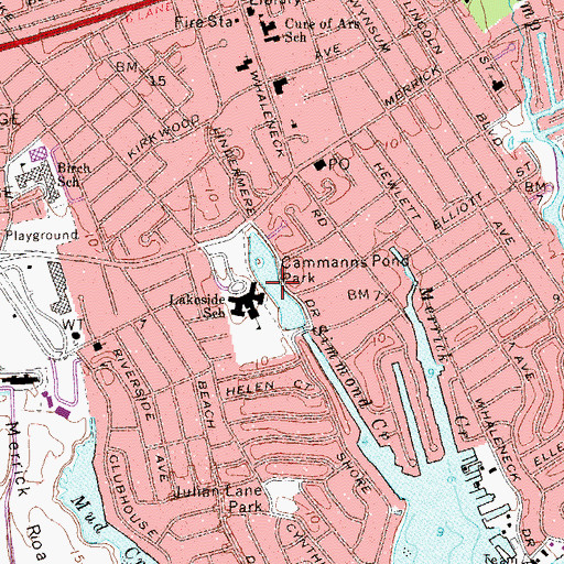 Topographic Map of Simmonds Pond, NY