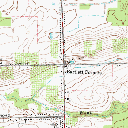 Topographic Map of School Number 5 (historical), NY