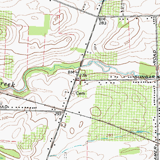 Topographic Map of School Number 7 (historical), NY