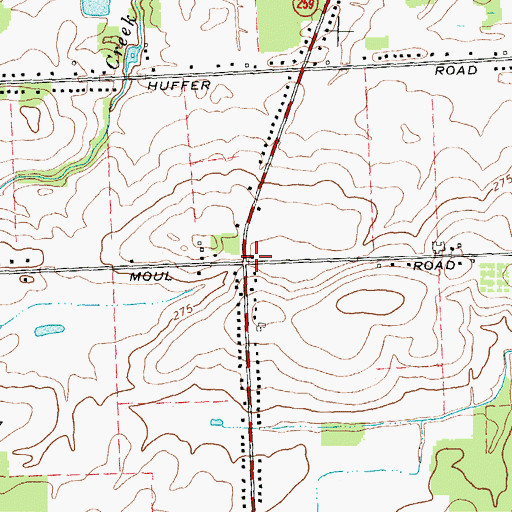 Topographic Map of School Number 12 (historical), NY
