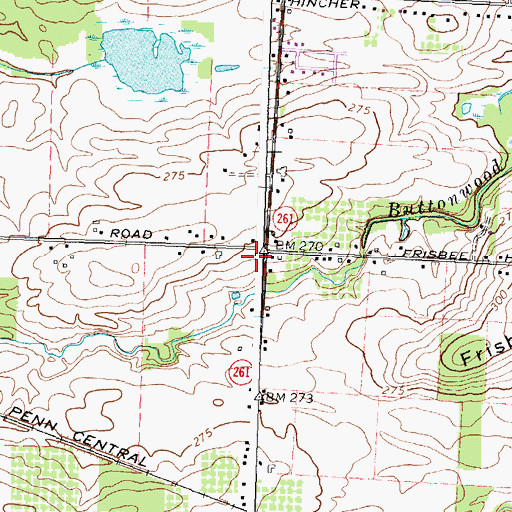 Topographic Map of School Number 14 (historical), NY
