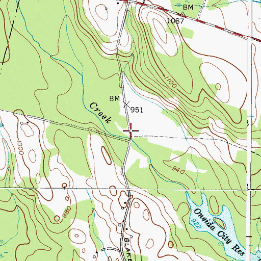 Topographic Map of School Number 5 (historical), NY