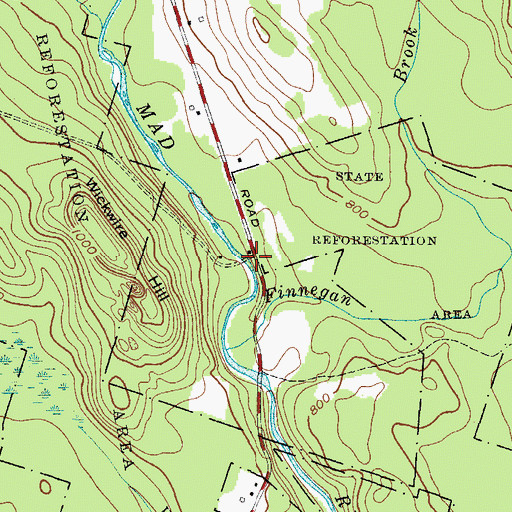 Topographic Map of School Number 15 (historical), NY