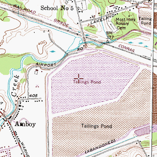 Topographic Map of Syracuse Municipal Airport (historical), NY