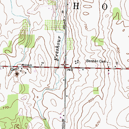 Topographic Map of School Number 5 (historical), NY