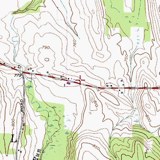 Topographic Map of School Number 12 (historical), NY