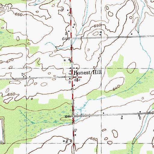 Topographic Map of School Number 4 (historical), NY