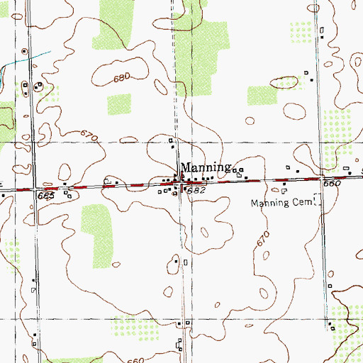 Topographic Map of School Number 11 (historical), NY