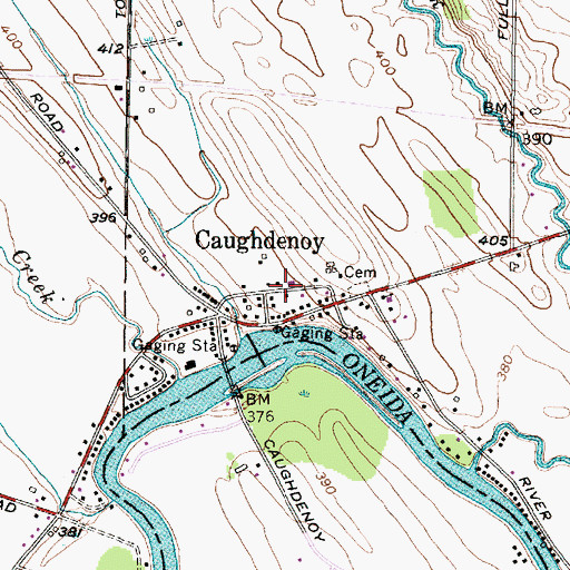 Topographic Map of School Number 1 (historical), NY