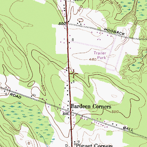 Topographic Map of School Number 5 (historical), NY