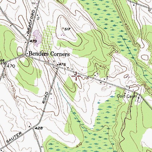 Topographic Map of School Number 7 (historical), NY