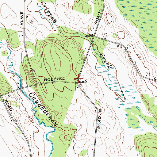Topographic Map of School Number 13 (historical), NY