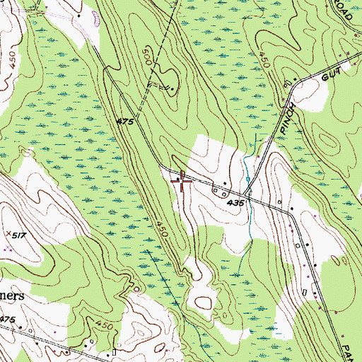 Topographic Map of School Number 16 (historical), NY